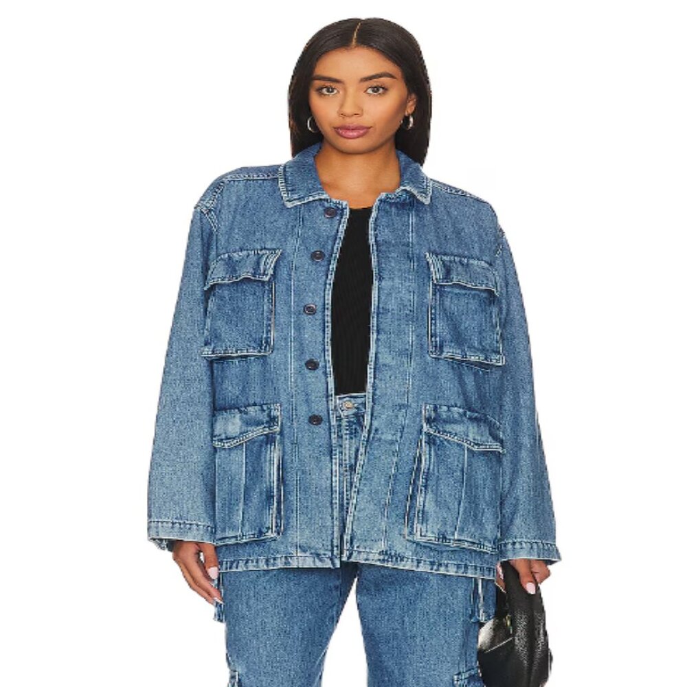 Favorite Daughter The Carly Cargo Jacket Medium NWOT